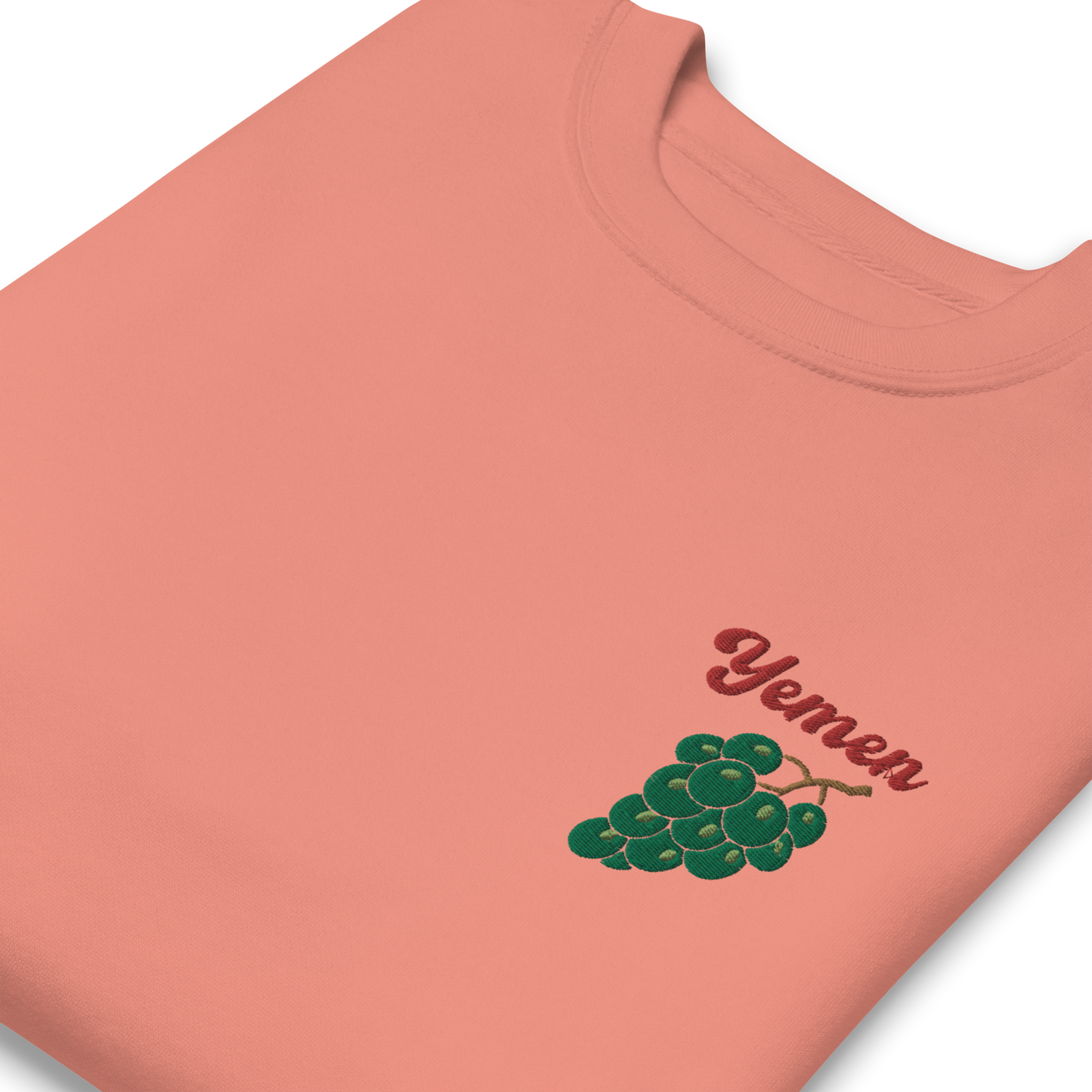 Yemen Grapes Embroidered Unisex Sweatshirt 🍇