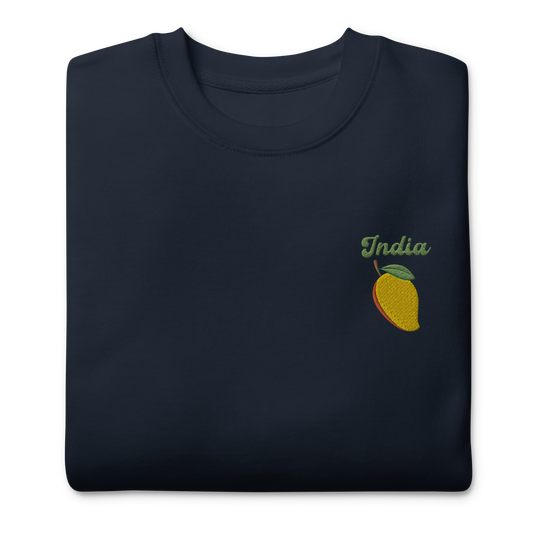 India Mango Embroidered Unisex Sweatshirt 🥭