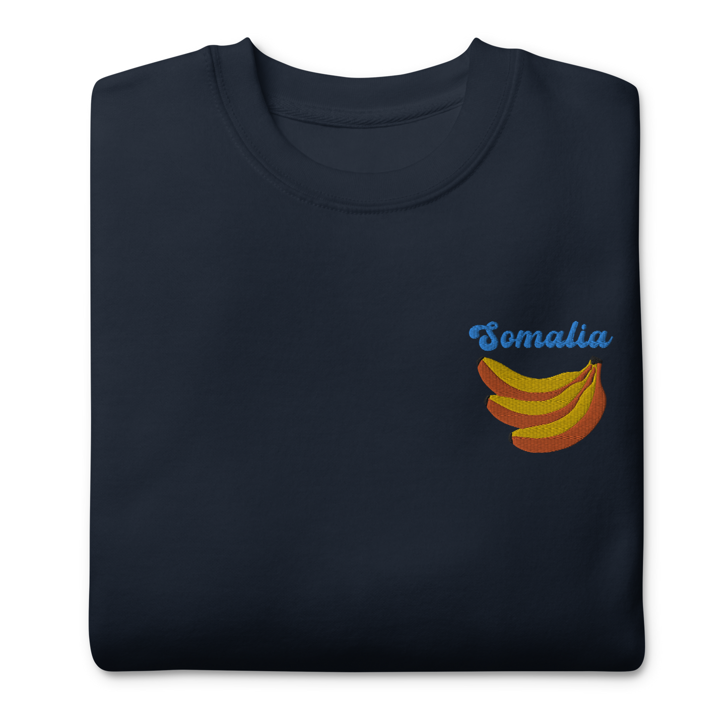 Somalia Bananas Embroidered Unisex Sweatshirt 🍌