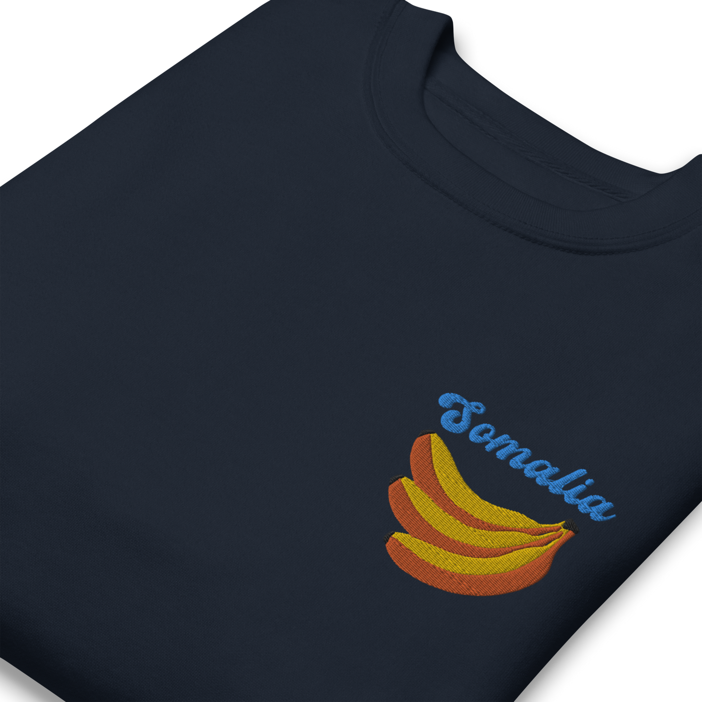 Somalia Bananas Embroidered Unisex Sweatshirt 🍌