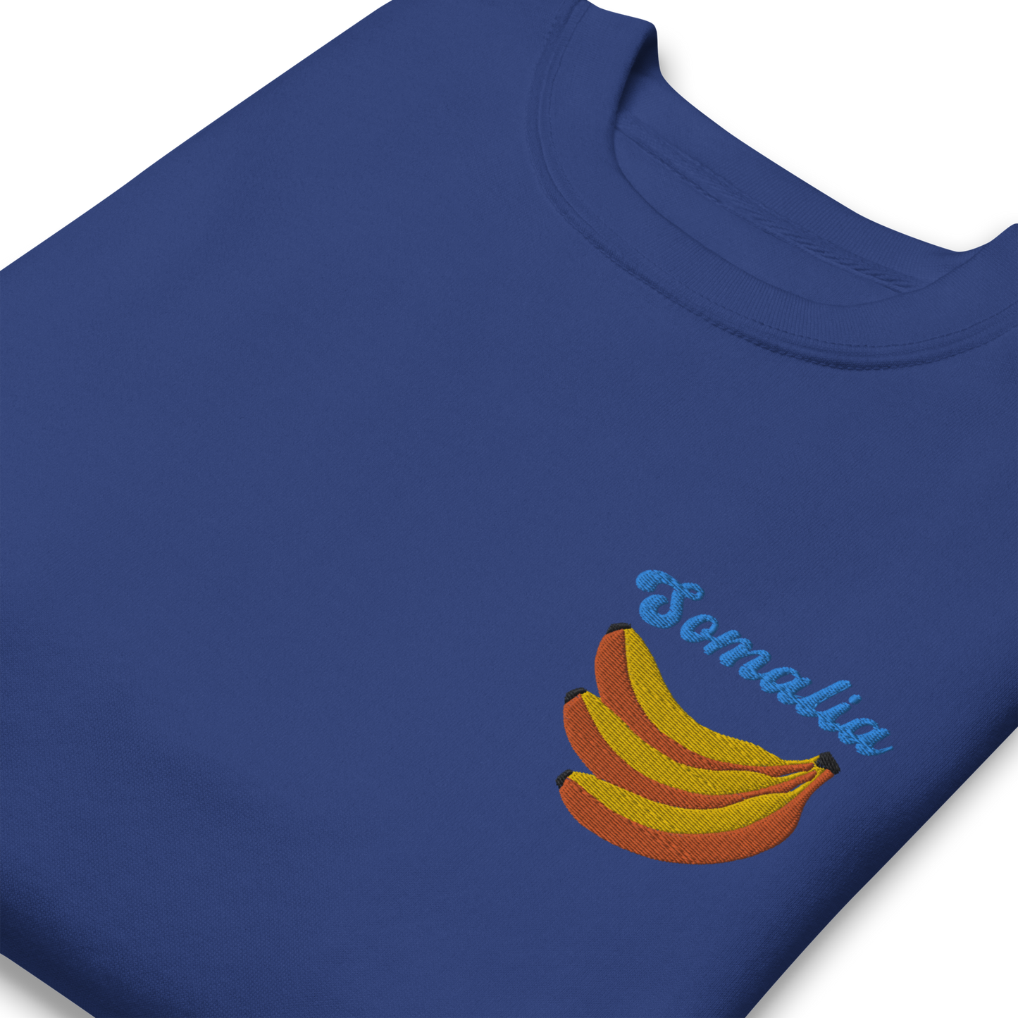 Somalia Bananas Embroidered Unisex Sweatshirt 🍌