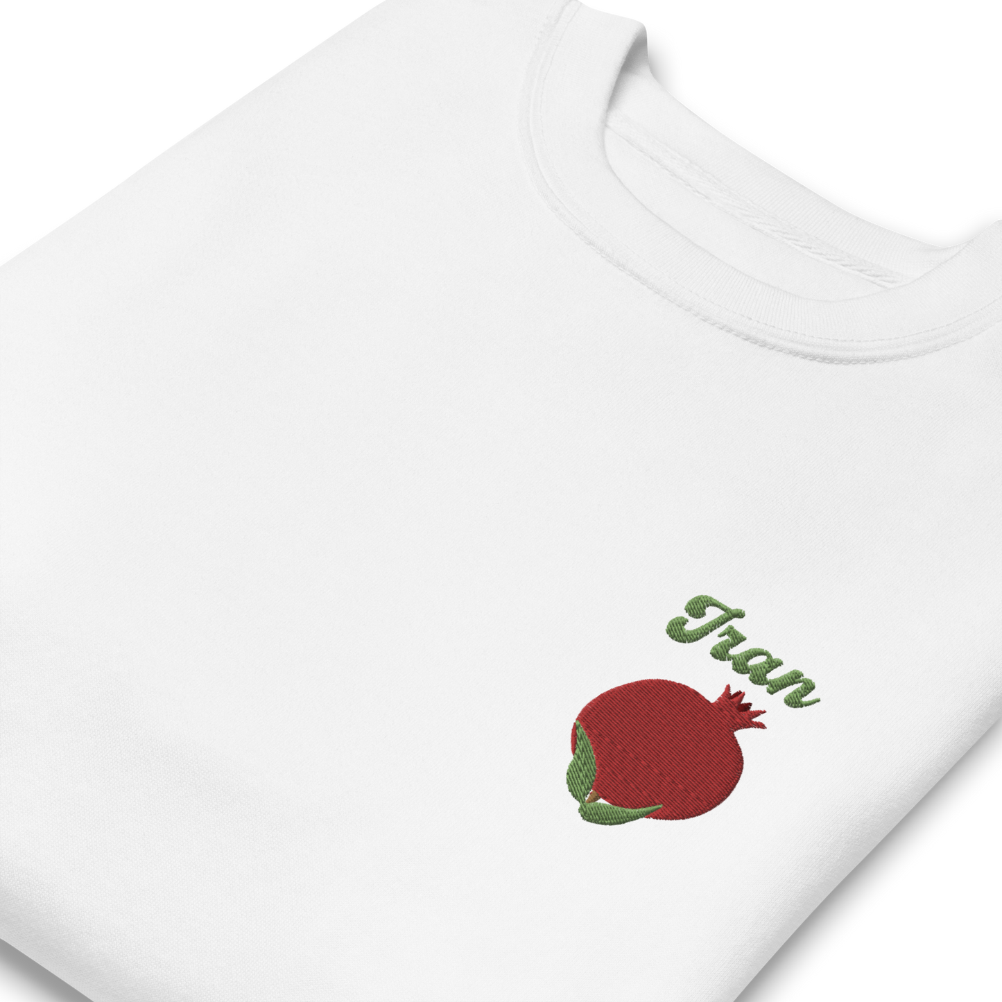 Iran Pomegranate Embroidered Unisex Sweatshirt