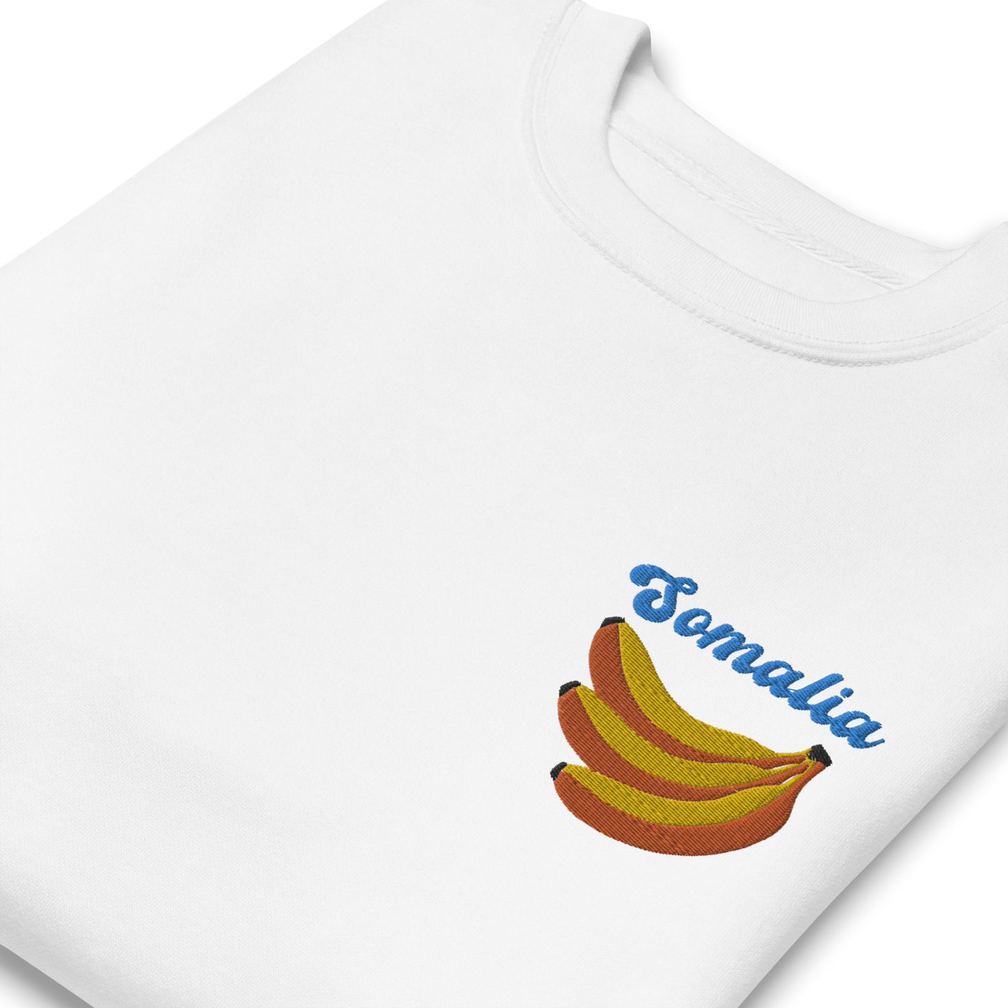 Somalia Bananas Embroidered Unisex Sweatshirt 🍌